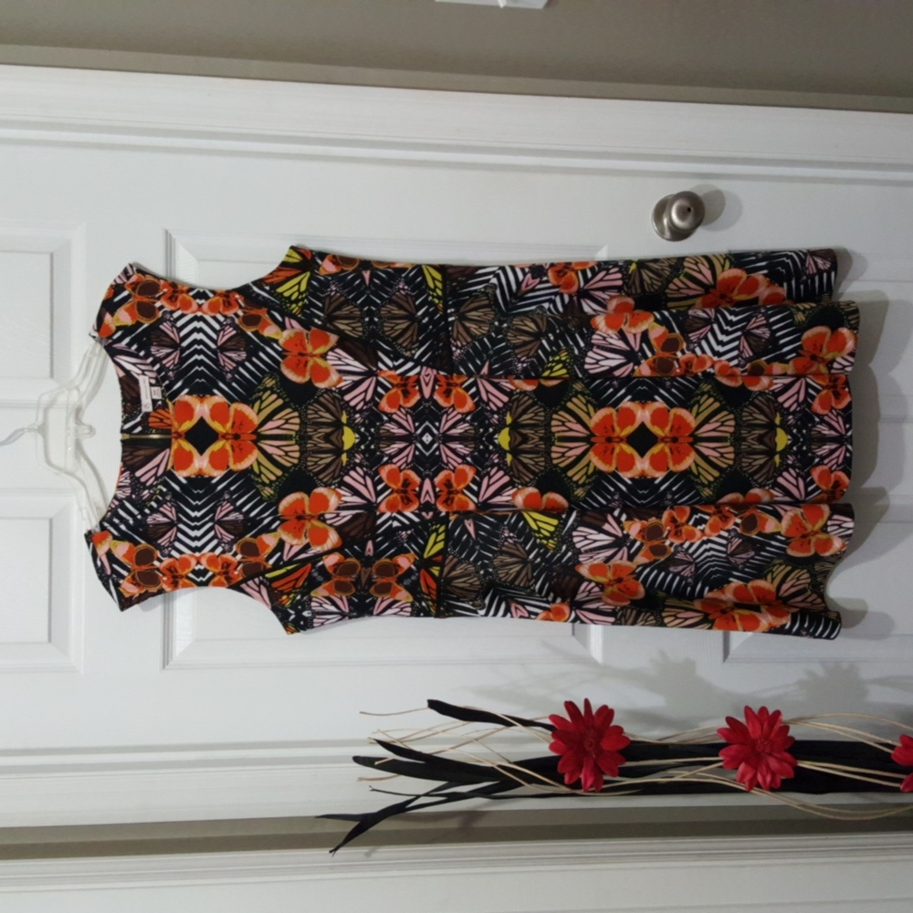 Eat 1962 Plus Size Dress Butterfly Patteren 18W
